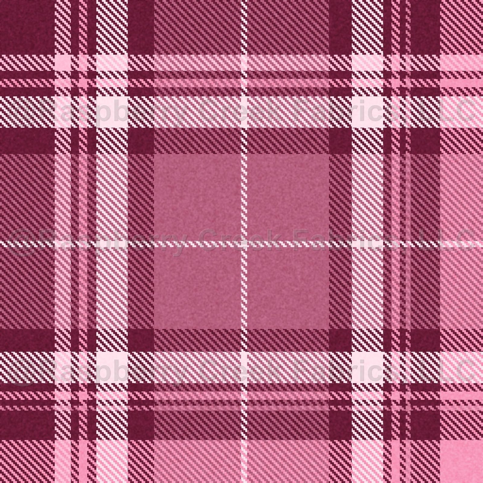 Holiday Cozy Flannel Plaid in Cranberry and Pink