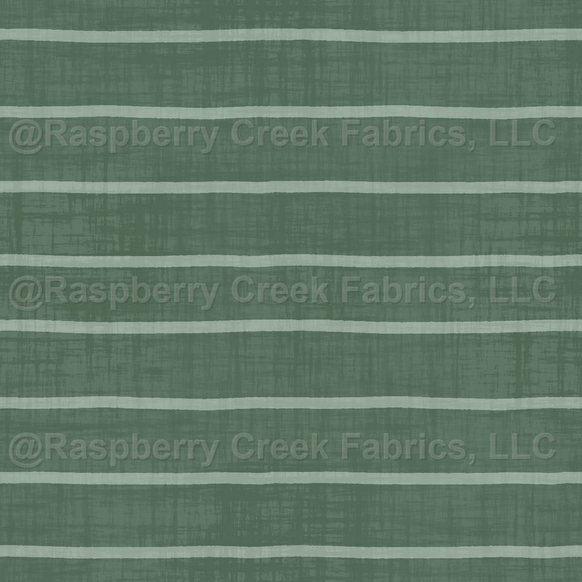 Faux Linen PRINTED Textured Stripe Sage