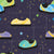 Bumper Cars Fairground – Starry Night Carnival Print Image