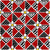 Pysanky Triangles Red Image