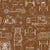 Oldtimer Cars Blueprint by MirabellePrint / Rust Linen Textured Background Image