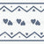 Knit Hearts - gray and navy Image