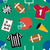 Football Gear Multicolored on Green Image