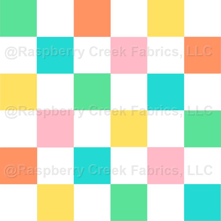Spring Easter Checkerboard