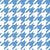 Houndstooth pattern, Blue and White Image