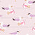 Seagulls and terns playing with beach balls - beige, purple and pink Image