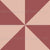 Triangles in sienna and pink quartz create geometric patterns like ceramic tiles. Image