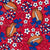 Cheer Bows Pom Poms and Footballs Buffalo Bills Colors Image