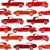 Red Vintage Cars on White Image