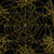 Halloween design cobwebs black and gold Image