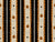 Vintage Halloween Jack o' Lantern Vertical Ribbon Stripes in Black & Orange Image