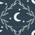 Moon & Star Lattice in Navy Blue Wallpaper - Count Sheep Collection Image