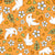 Silly Geese on Orange Image