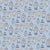 Watercolor Chinoiserie Ceramic Ginger Jar Vases in Blue and White Image