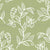 Mother’s Floral in Pale Sage [Large Scale] Image