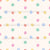 Polka dots crayon drawn pastel colors Image