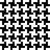 Houndstooth pattern, Black and White Image