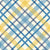 diagonal tartan plaid / Hanukkah party coordinate Image