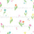 Spring Tulip Pattern – Fresh Floral Design for Easter Vibes Image