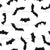 Halloween Bats on White Image