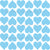 Blue Hearts Pattern, Romantic, Love Image