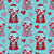 Valentine Heart Candy Bubblegum Machines Blue Image