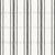 Farm and Meadow Simple Farmhouse Stripe with Dark Gray and Cream Image