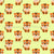 Cute Cartoon Baby Tiger on Country Pale Yellow Wallpaper Image