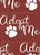 Adopt Me Burgundy Red and White No Texture Image