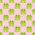 Cute Cartoon Frogs on Pale Pink Image