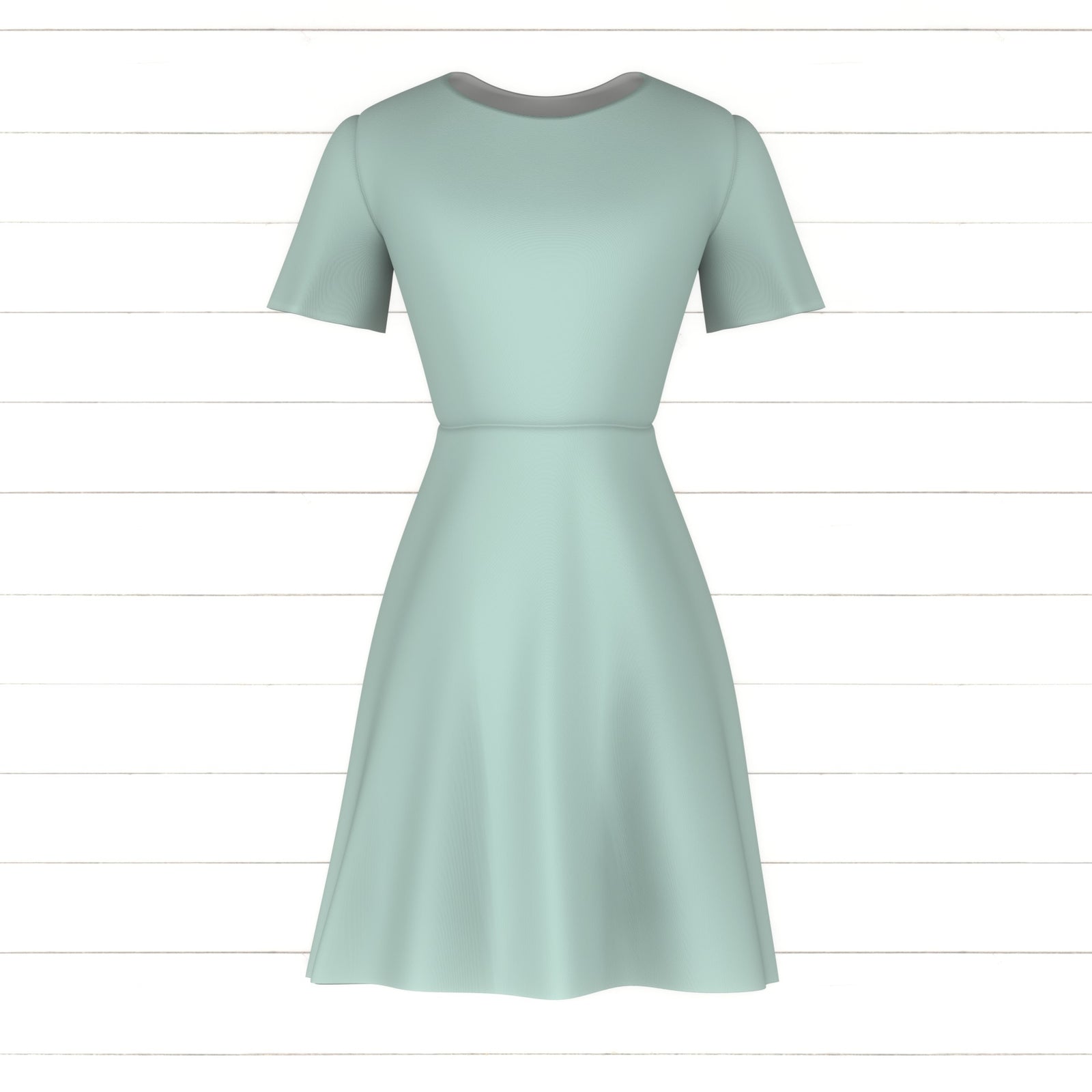 Edgewater {Solid Color} Light Teal, Pale Aqua Blue Green // 90s Throwback