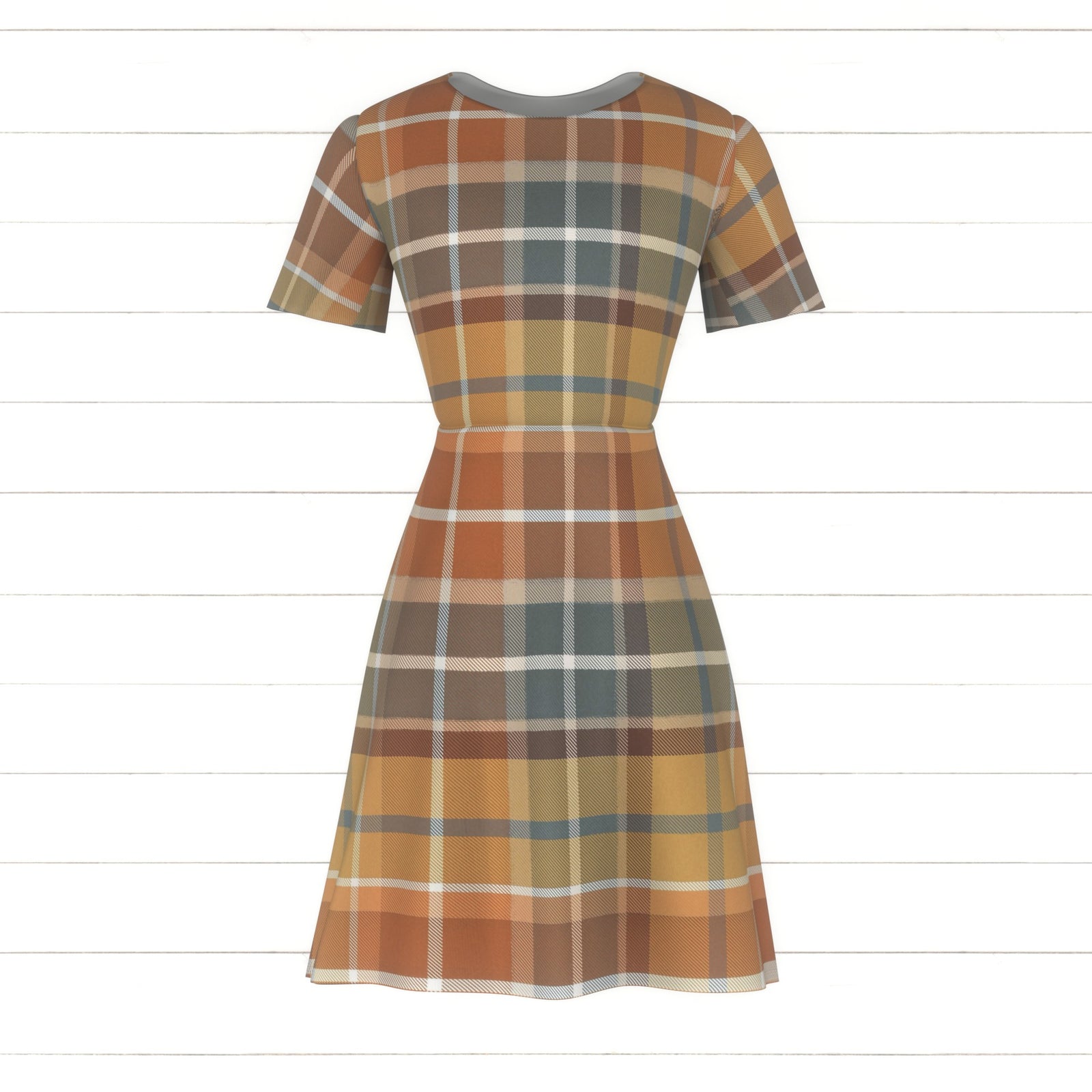 Autumn Breeze Flannel Plaid in Soft Fall Tones