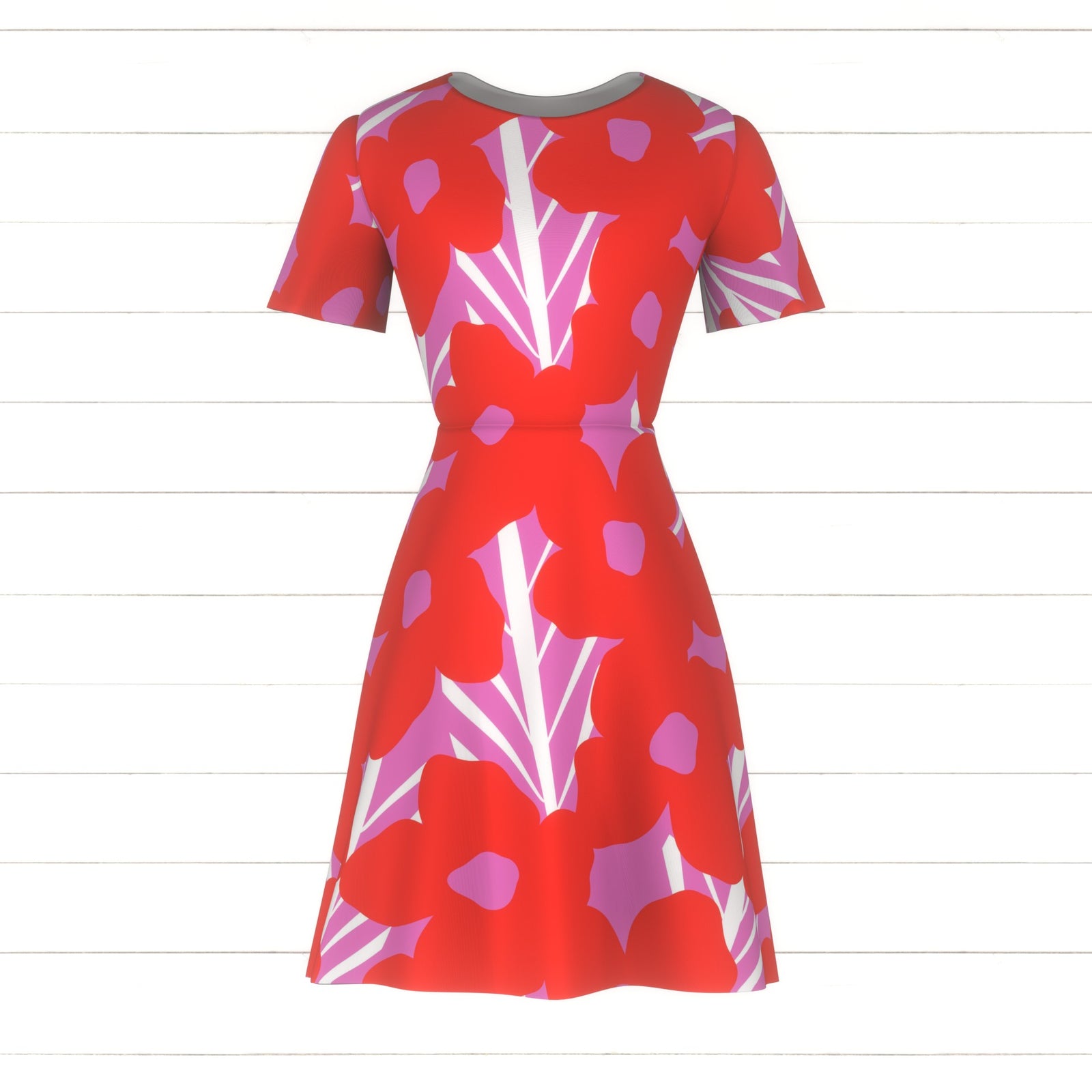 Botanical Nouveau (M) - Sunset & Pink by Betty Louise Studio