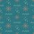 Beachy Coastal Boho Sun and Ocean Waves on Teal Image