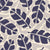 Tropical Textured Neutrals Banana Leaves Navy and Warm Soft Tan Beige Image