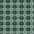 Faux Knitted Wool Gingham Retro Folk Nordic Warm Grandpa Style White and Color Hearts Christmas Green Image