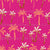 Palm Trees Bleached out Tropical Palms conversational print on Bright Pink ground Image