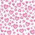 Animal Print Hearts in Pink Image