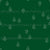 Tossed Christmas fir spruce trees wood forest monochrome lineart white on green. Wide spread subtle conifers.  Perfect for Quilting, Home Décor, or fun pieces of clothing. Fits Christmas, wood, cabin, hunting, nature, outdoor themes. Image