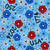 USA 250th Floral Red White and Blue 1776 2026 Image