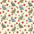 Rabbits and Pimpernel Floral on Cream Image