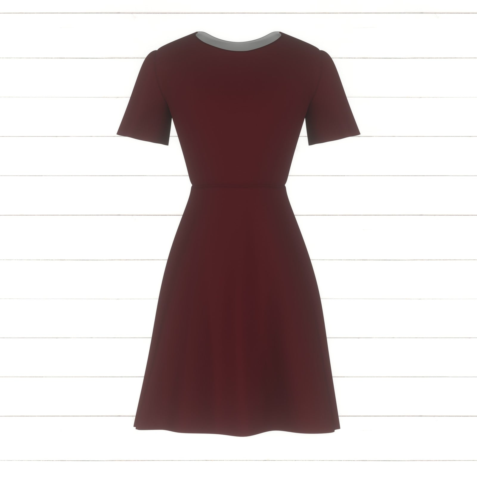 Cabernet Solid Color - Dark Wine Berry Plain Colour Block // Sweet Love + Romantic Charm