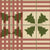 Holiday Plaid twill, Pine trees, green, antique white, red, Jackets, table linens, Holiday decor, Christmas, hiking, camping, outdoor lifestyle Image