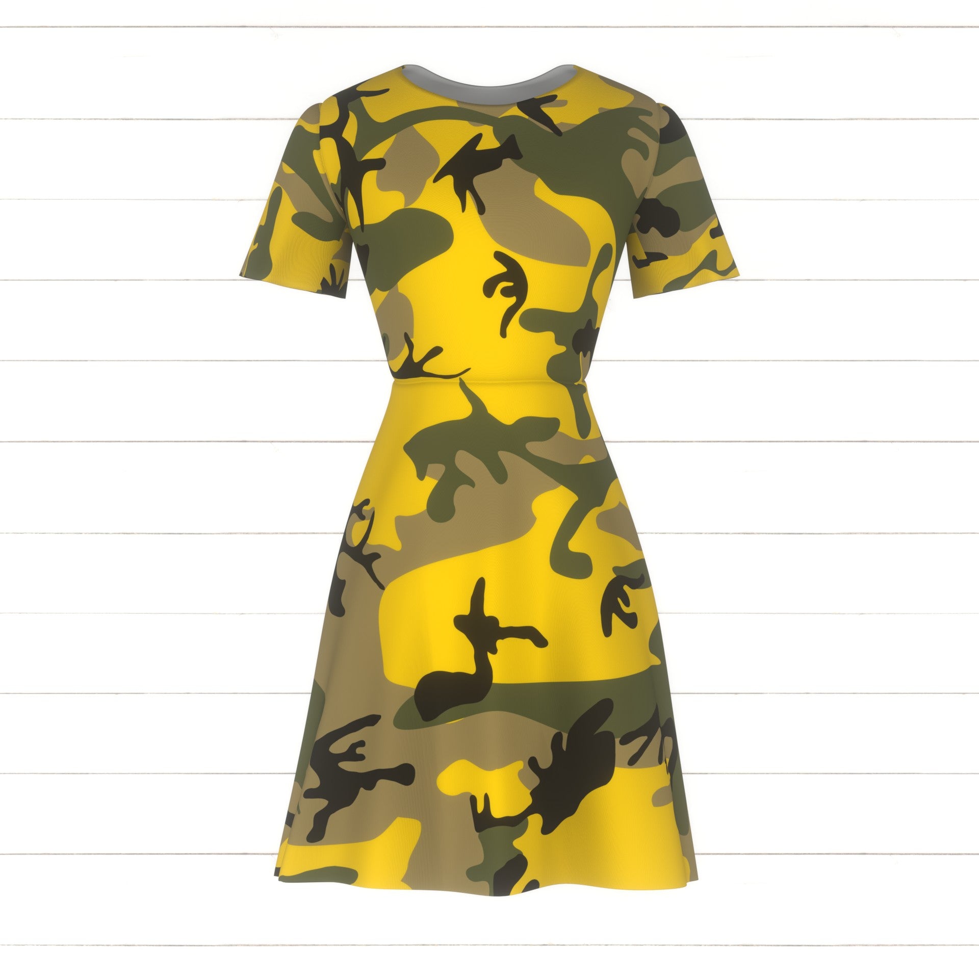 Yellow and Green Camouflage, Military, Army Fabric, Raspberry Creek Fabrics
