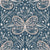 Vintage Botanical ButterflyElegant Floral in Teal Green and Beige Image
