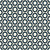 Geometric Boho Blue Hexagons Image