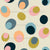 Organic Polka Dots Retro Colours // pink, green, orange, blue Image