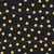 Double Dots- Sunny Gold on Black Image