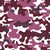 Camo print, Maroon, Burgundy, Camouflage, Unique camo, updated camo, Trendy Camo, Large scale camo, Monochrome Camo, Colorful camouflage Image