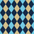Argyle Pattern, Navy Blue Beige Blue, Brown Stitching Image